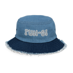 "Fun-Gi"Denim Bucket Hat