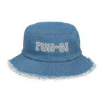 "Fun-Gi"Denim Bucket Hat