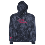 "Funky Shruums" Champion tie-dye hoodie