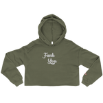 "Funk You" Crop Hoodie