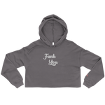 "Funk You" Crop Hoodie
